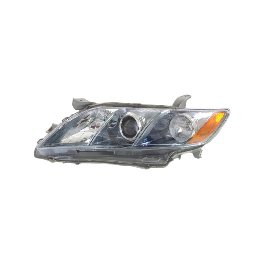 Toyota Camry 2007 2008 2009 Headlights Driver And Passenger Side Pair Amber & Clear Lens S87083