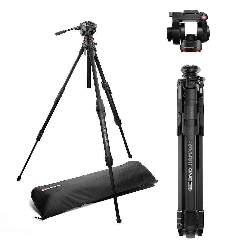 Fluid Video Head with Aluminum Tripod X715
