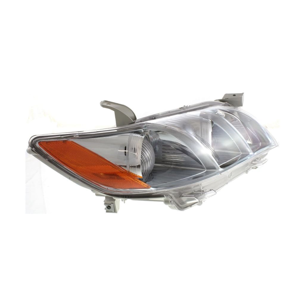 Toyota Camry 2007 2008 2009 Headlights Driver And Passenger Side Pair Amber & Clear Lens S87083