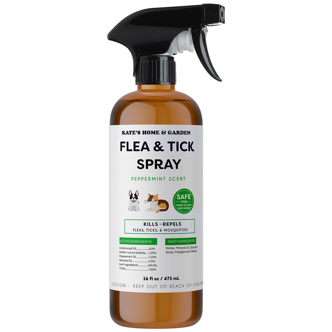 Flea and Tick Spray for Dogs & Cats 16oz C6558
