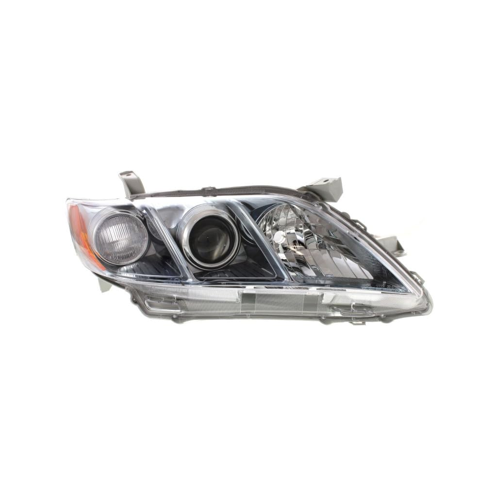 Toyota Camry 2007 2008 2009 Headlights Driver And Passenger Side Pair Amber & Clear Lens S87083