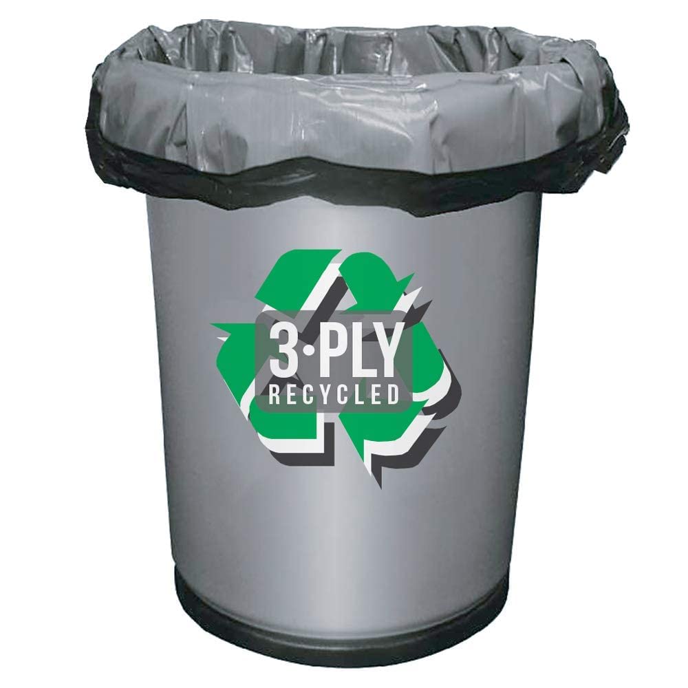 Black 40-45 Gal Trash Bags, 1.5 MIL, 100 Pk S47640