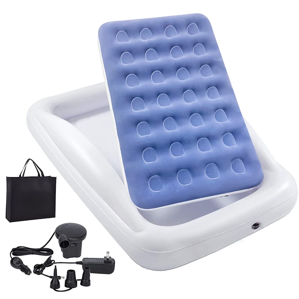 Inflatable Kids Travel Bed Toddler Air Mattress Set C41091