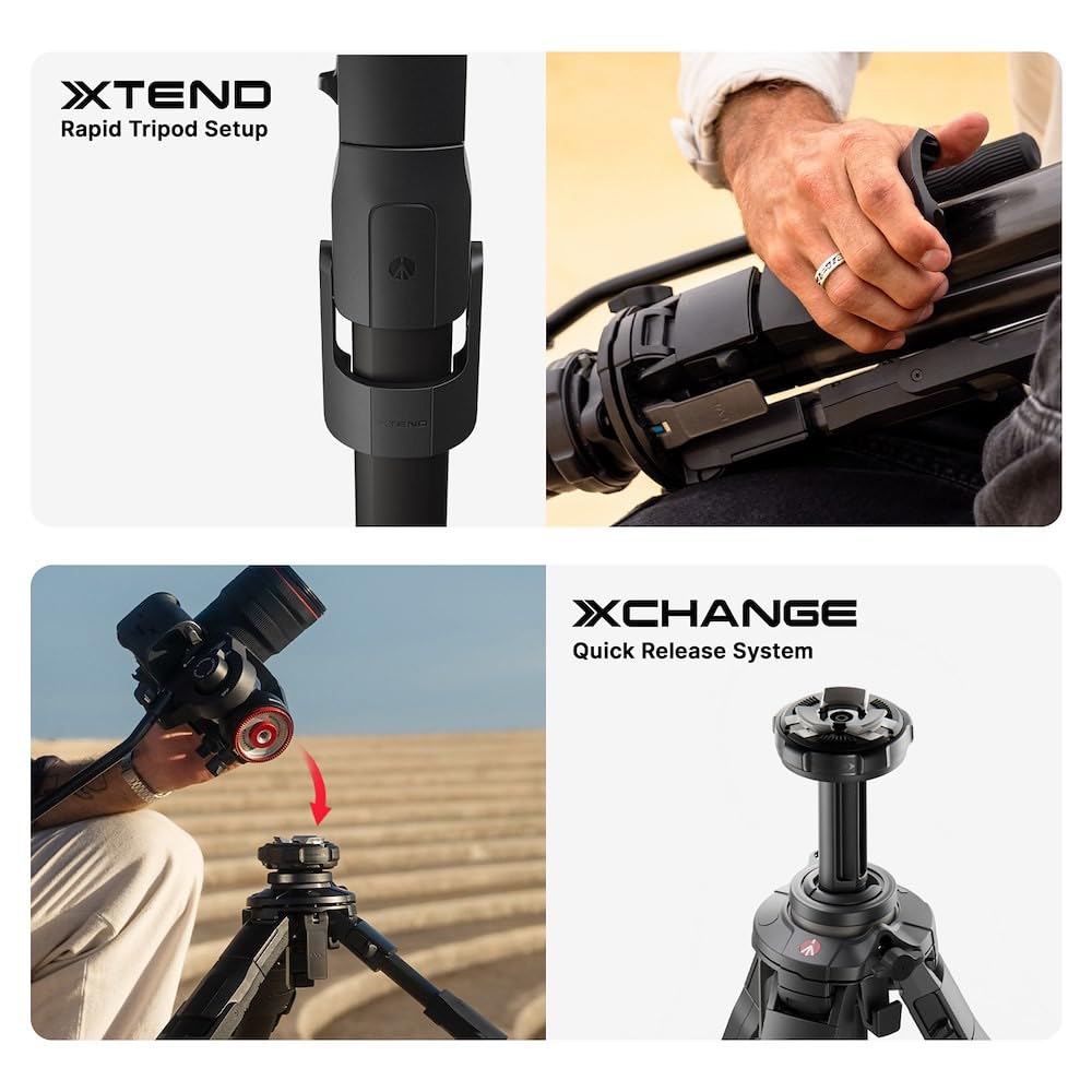 Fluid Video Head with Aluminum Tripod X715