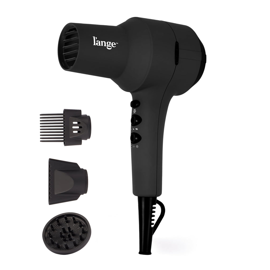 1875 Watt Ionic Hair Dryer with Diffuser & Concentrator, Black D5663
