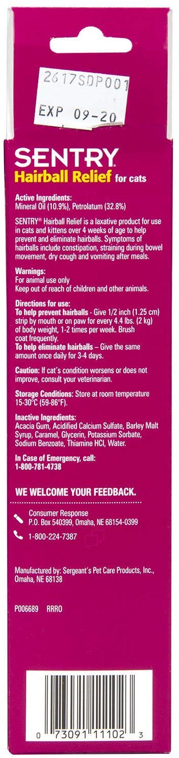 Liquid Hairball Relief 4.4 oz Pack of 2 U10766