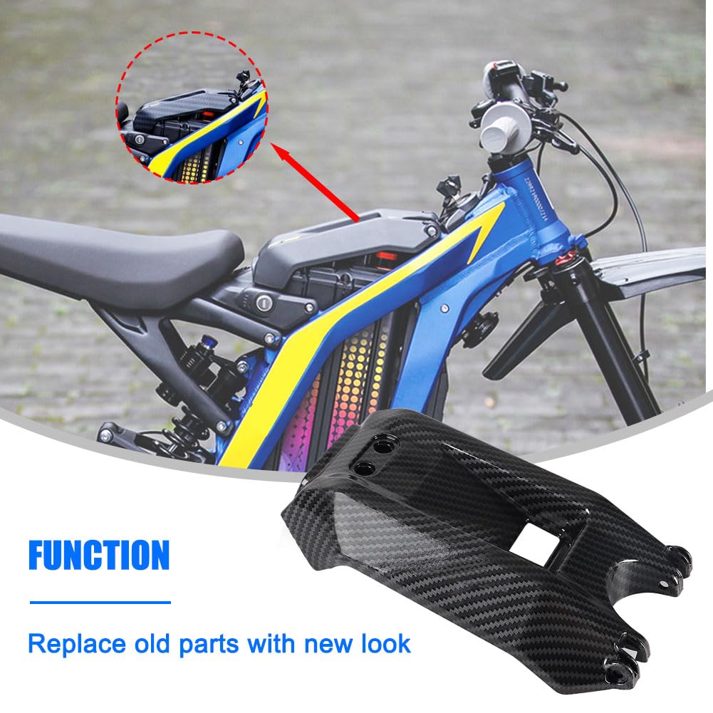 Carbon Fiber Battery Cover Guard for Electric Dirt Bike H86106