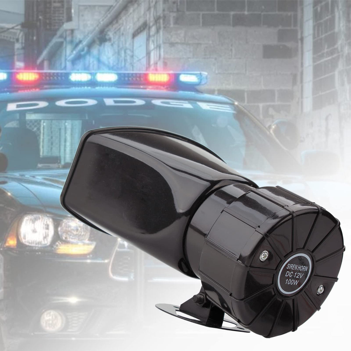 12V 100W 7 Tone Horn Siren PA System N29124