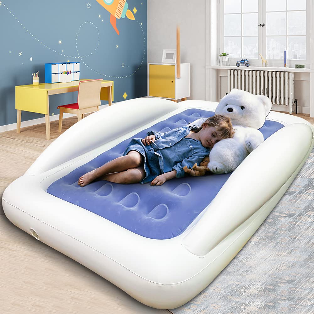 Inflatable Kids Travel Bed Toddler Air Mattress Set C41091