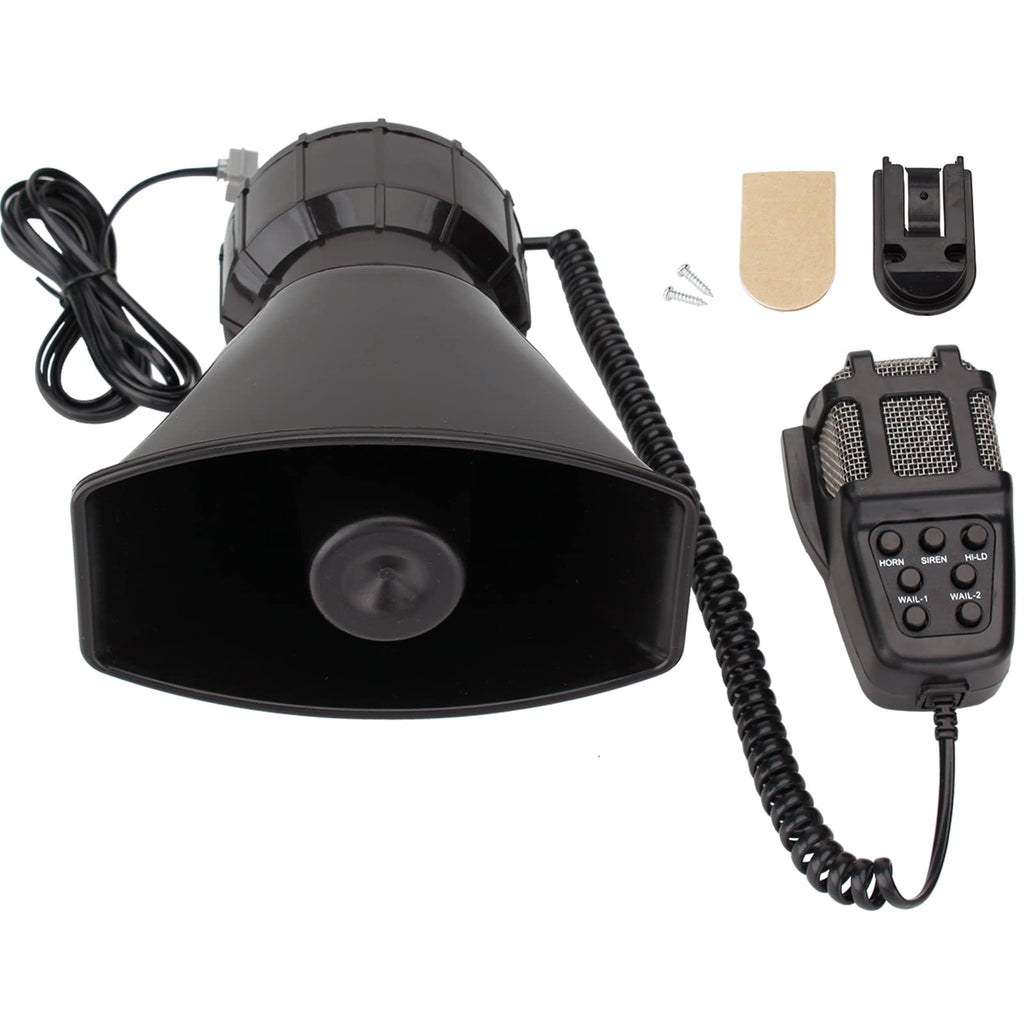 12V 100W 7 Tone Horn Siren PA System N29124