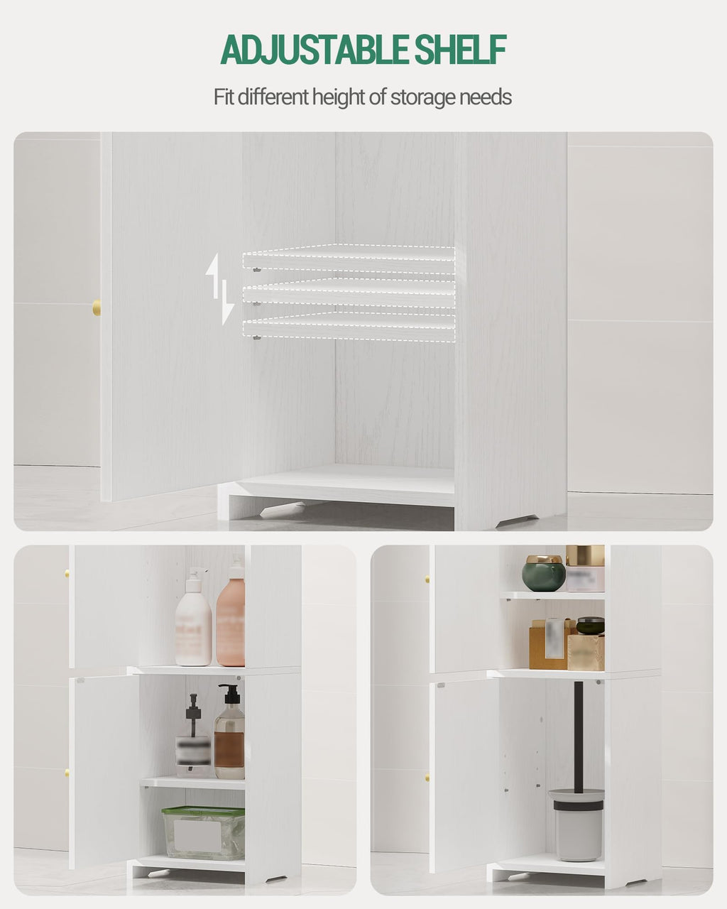 Bathroom Storage Cabinet with 2 Doors D669301