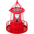 Rotating Metal Solar Lighthouse R9732