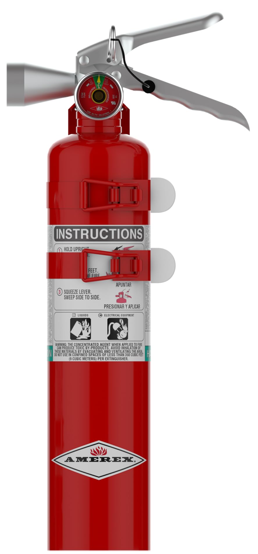2.5 lb. Halotron I Class B C Fire Extinguisher, Pack of 2 F612660