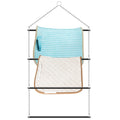 Black 24.02 x 44.88 Inch Blanket Rack O400092