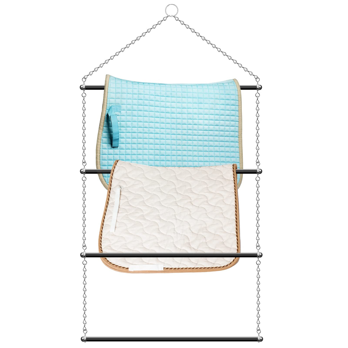 Black 24.02 x 44.88 Inch Blanket Rack O400092