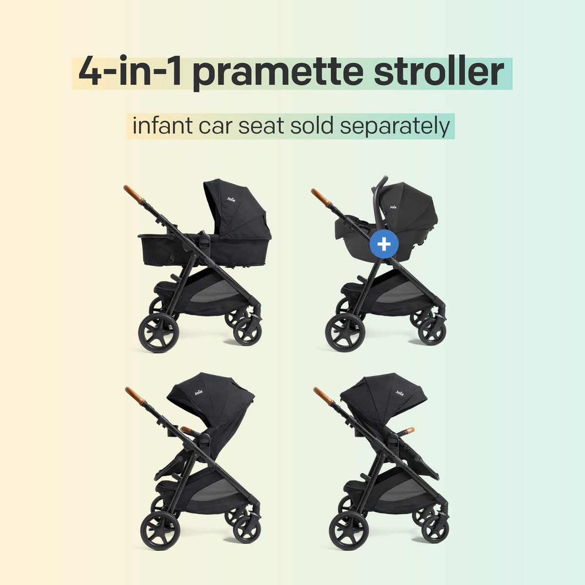 4-in-1 Stroller & Car Seat Travel System Z3163
