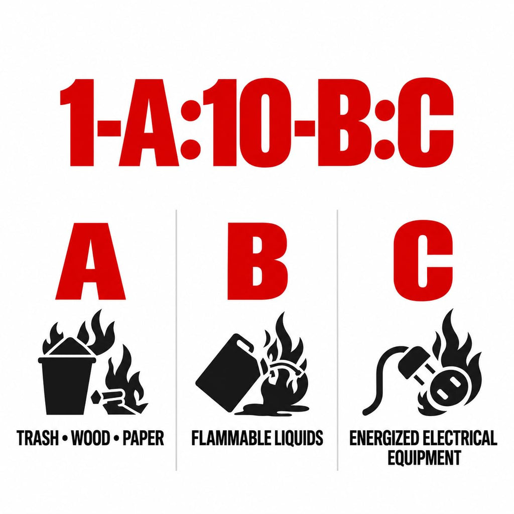 2.5 lb ABC Dry Chemical Fire Extinguishers 2-Pack E16537