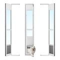 Sliding Glass Dog Door with Flap T4307