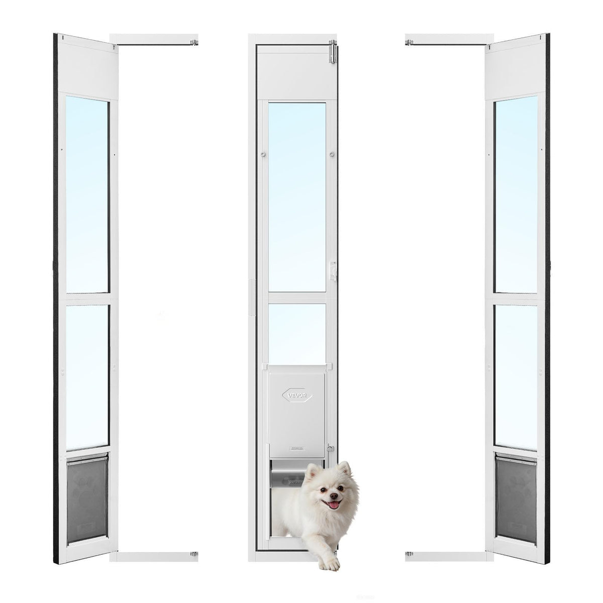 Sliding Glass Dog Door with Flap T4307