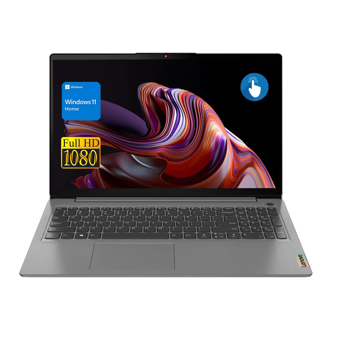 15.6" FHD Touchscreen Laptop, Intel Core i3, 8GB RAM, 256GB SSD, Grey U1496