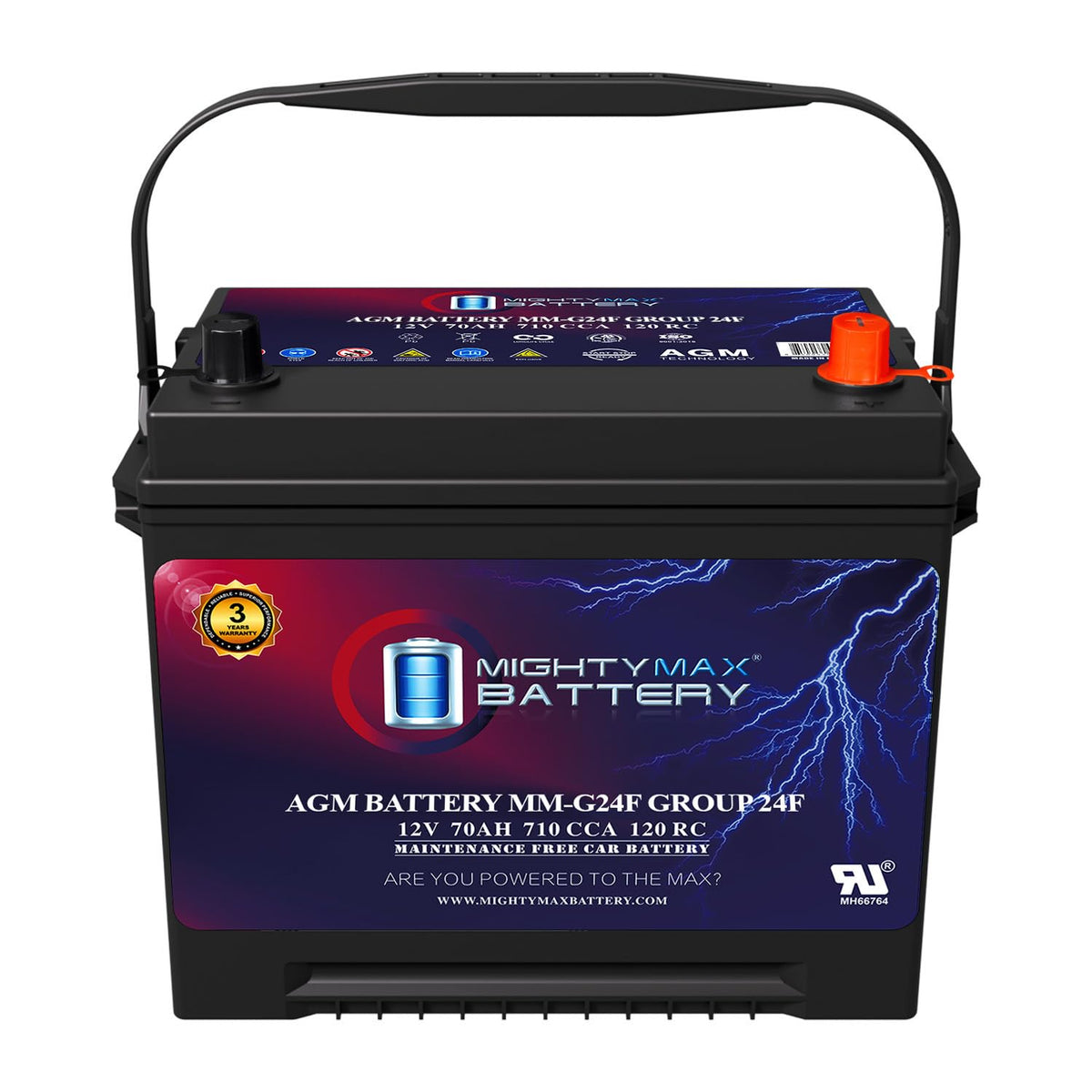 12V 70Ah AGM Replacement Battery I806782