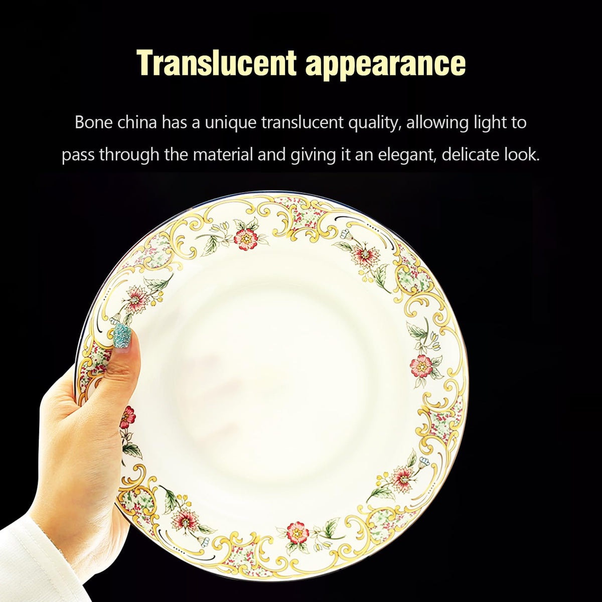 Bone China 12-Piece Dinnerware Set W273