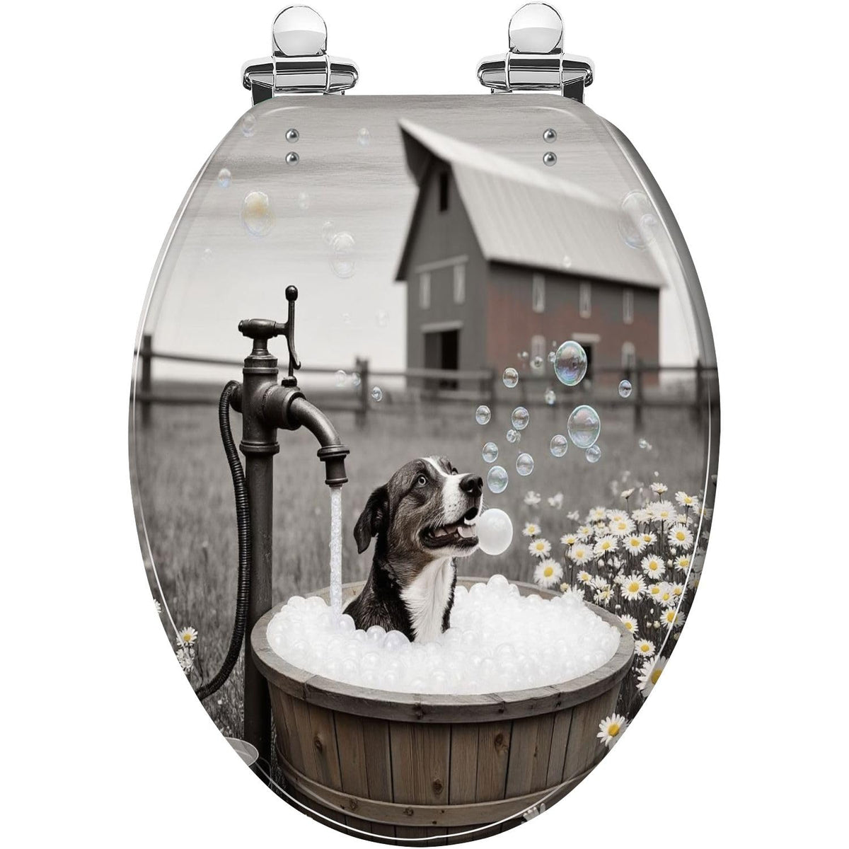 Elongated Slow Close Resin Toilet Seat Q642