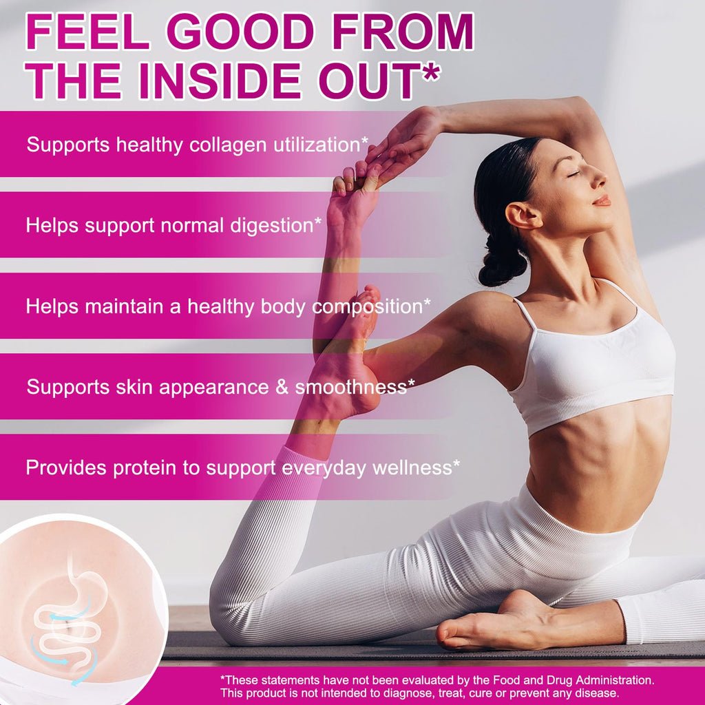 Multi Collagen Peptides Powder Types I II III V X Grass Fed Hydrolyzed L5543