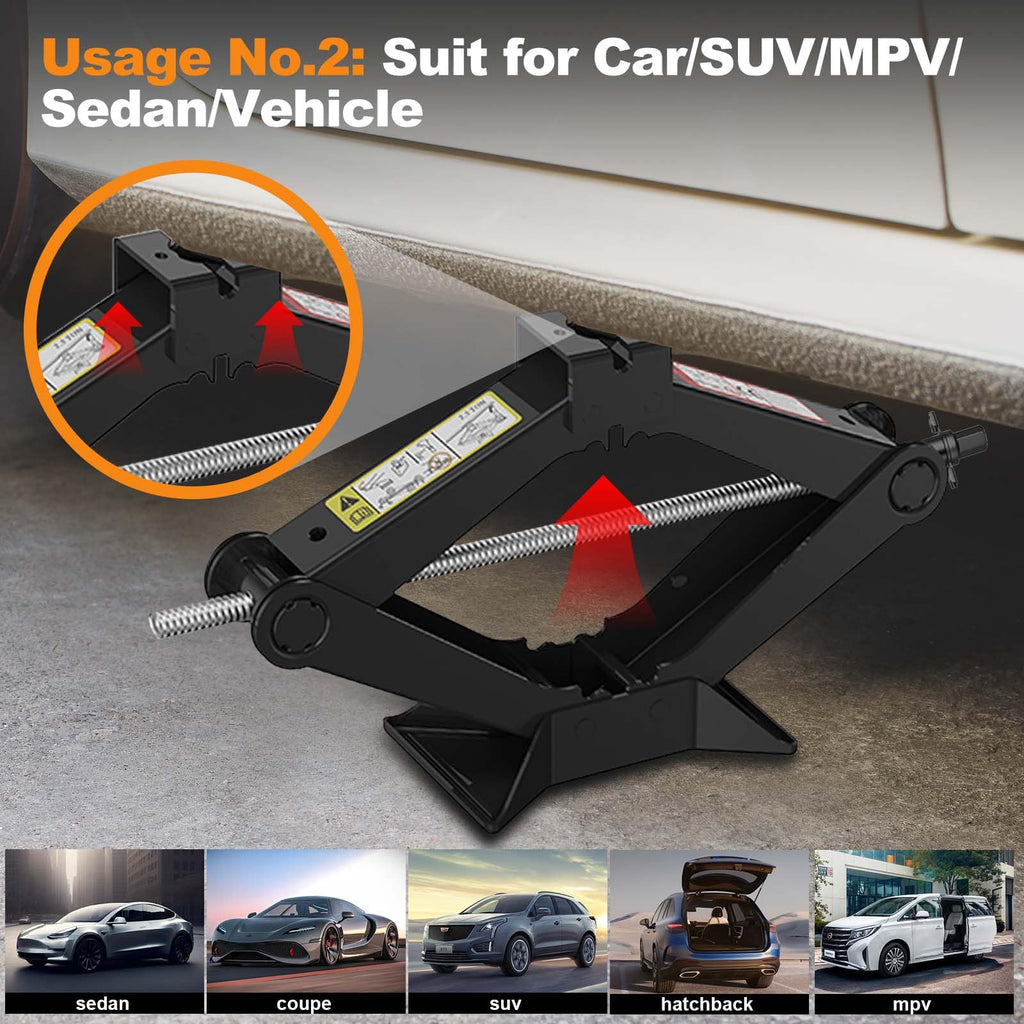Scissor Car Jack Kit 2.5 Ton M614
