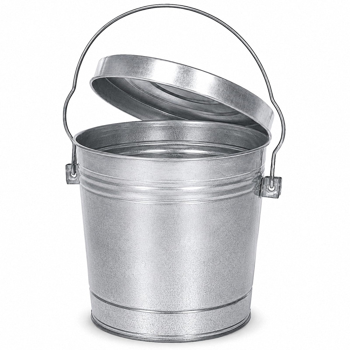6 Gallon Galvanized Steel Storage Can with Locking Lid T597716