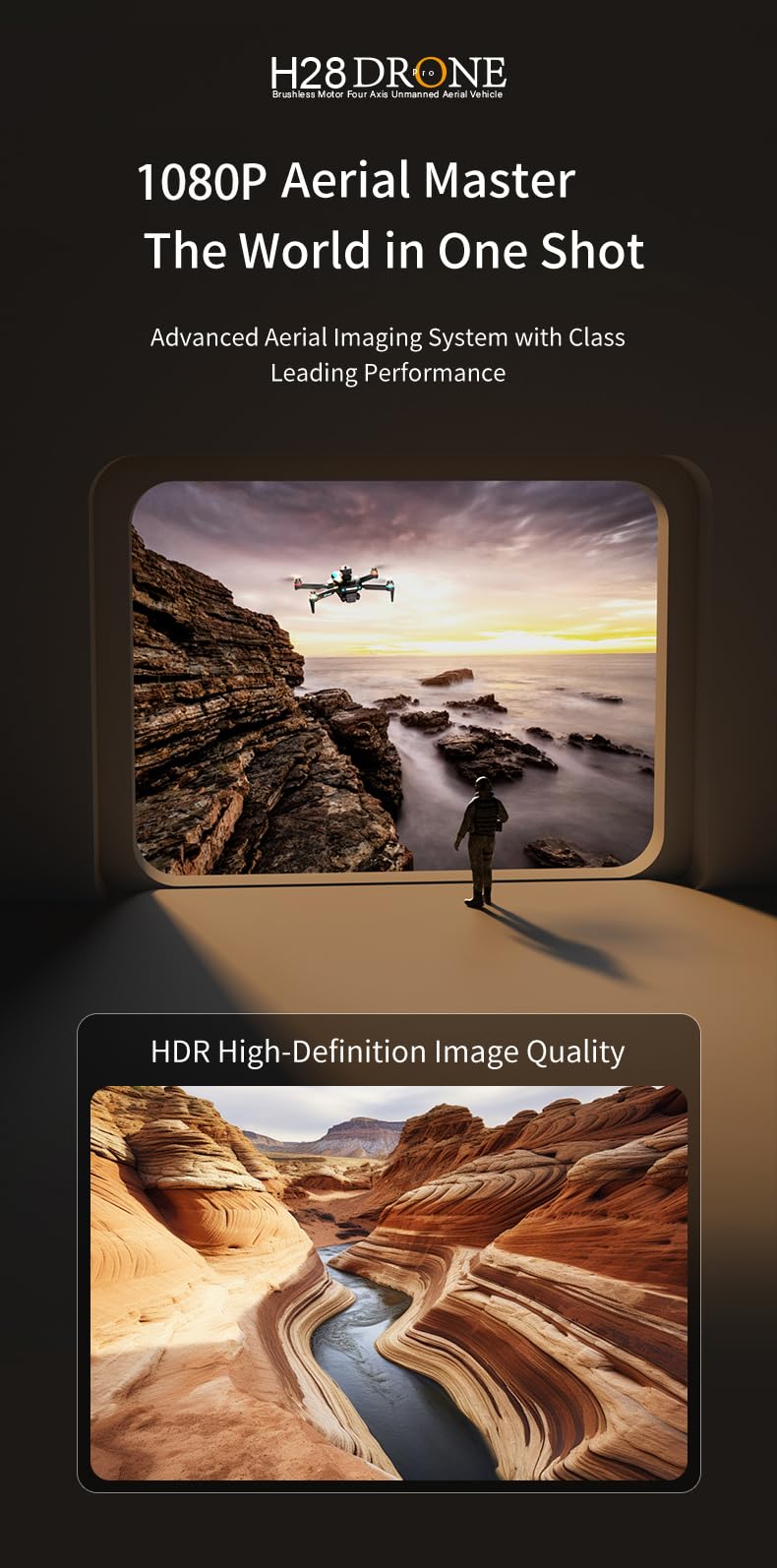 Foldable 1080P Camera Drone with 2 Batteries Y210