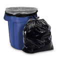 Black 40-45 Gal Trash Bags, 1.5 MIL, 100 Pk S47640