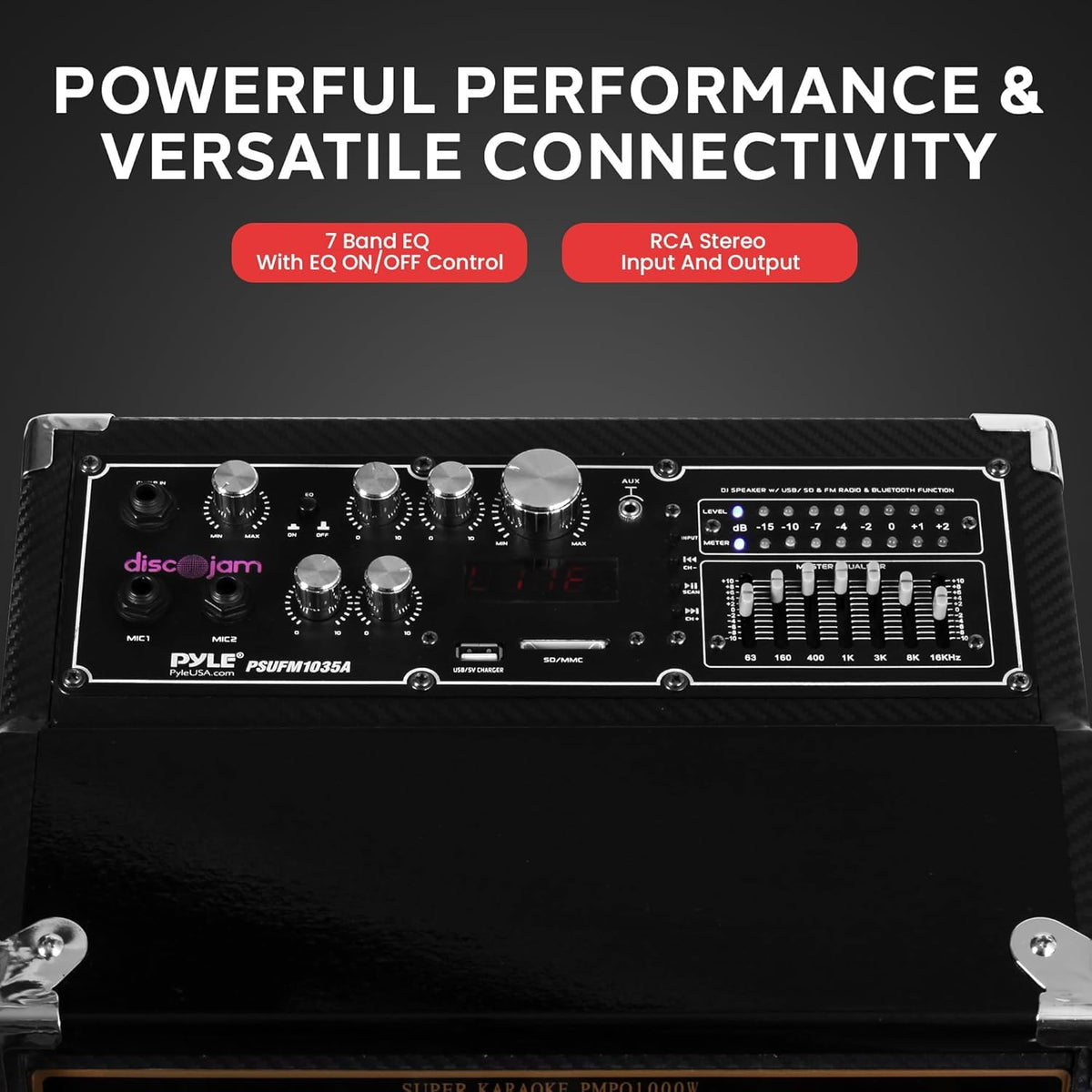 1000W Portable Bluetooth PA Speaker System E106762