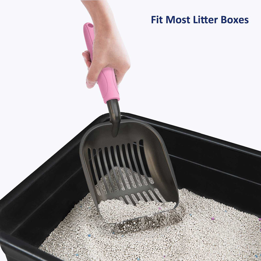 Non-Stick Aluminum Alloy Cat Litter Scoop with Long Handle H97114
