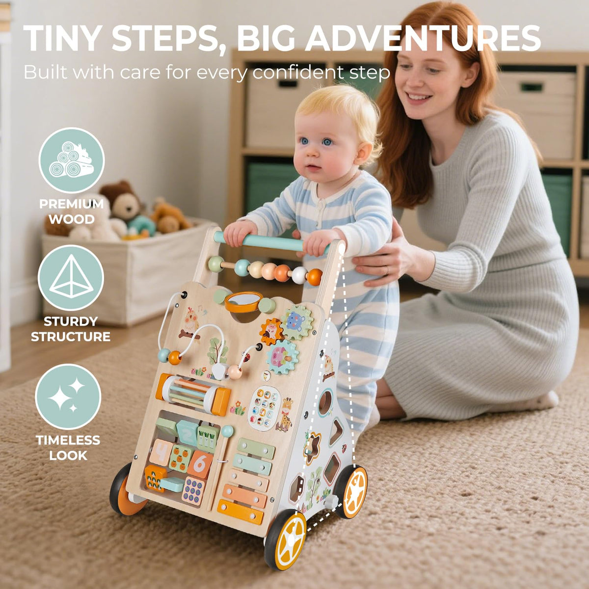 Wooden Baby Walker S24673