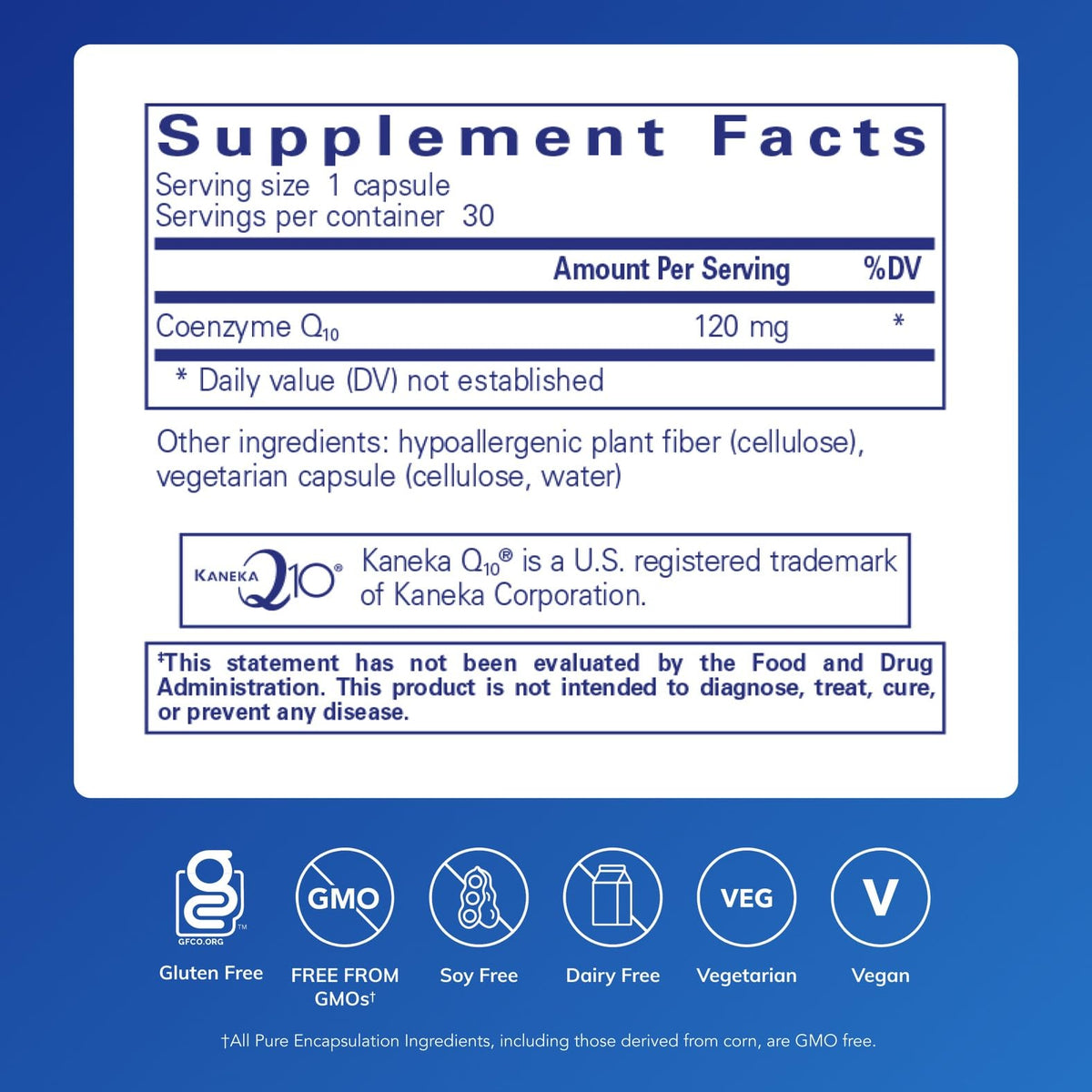 CoQ10 120 mg, 30 Capsules C215