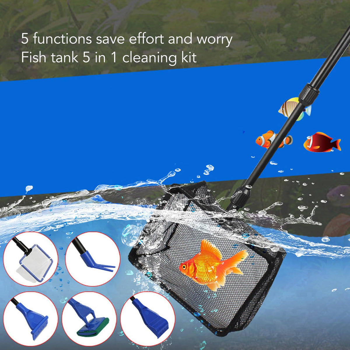 5 in 1 Aquarium Cleaning Kit L6978