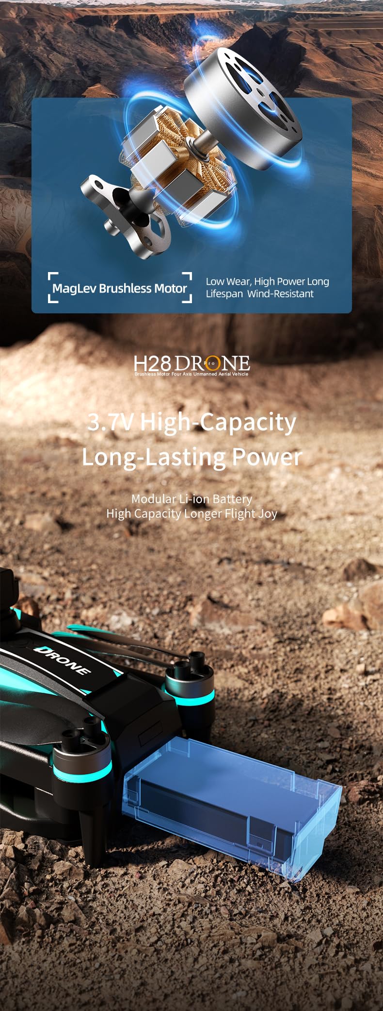 Foldable 1080P Camera Drone with 2 Batteries Y210