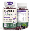 Melatonin Calm Sleep Gummies 2mg Elderberry Flavor 60*2 Bottles J873