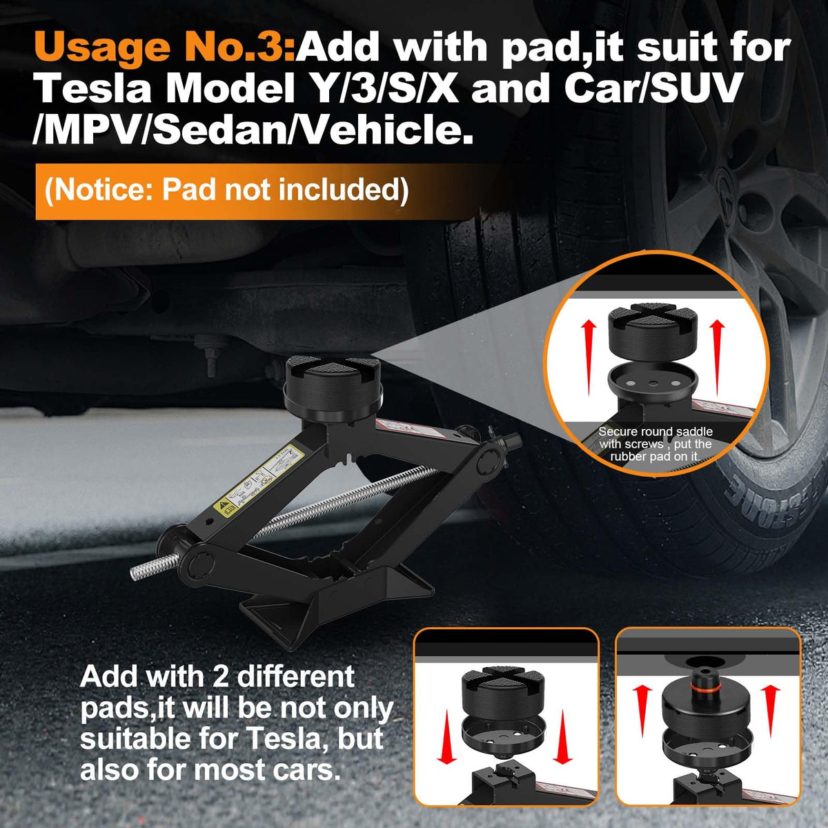 Scissor Car Jack Kit 2.5 Ton M614