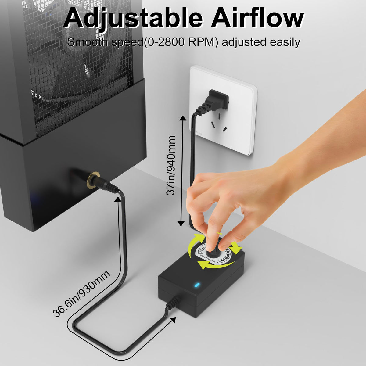 Vertical Window Fan V76799