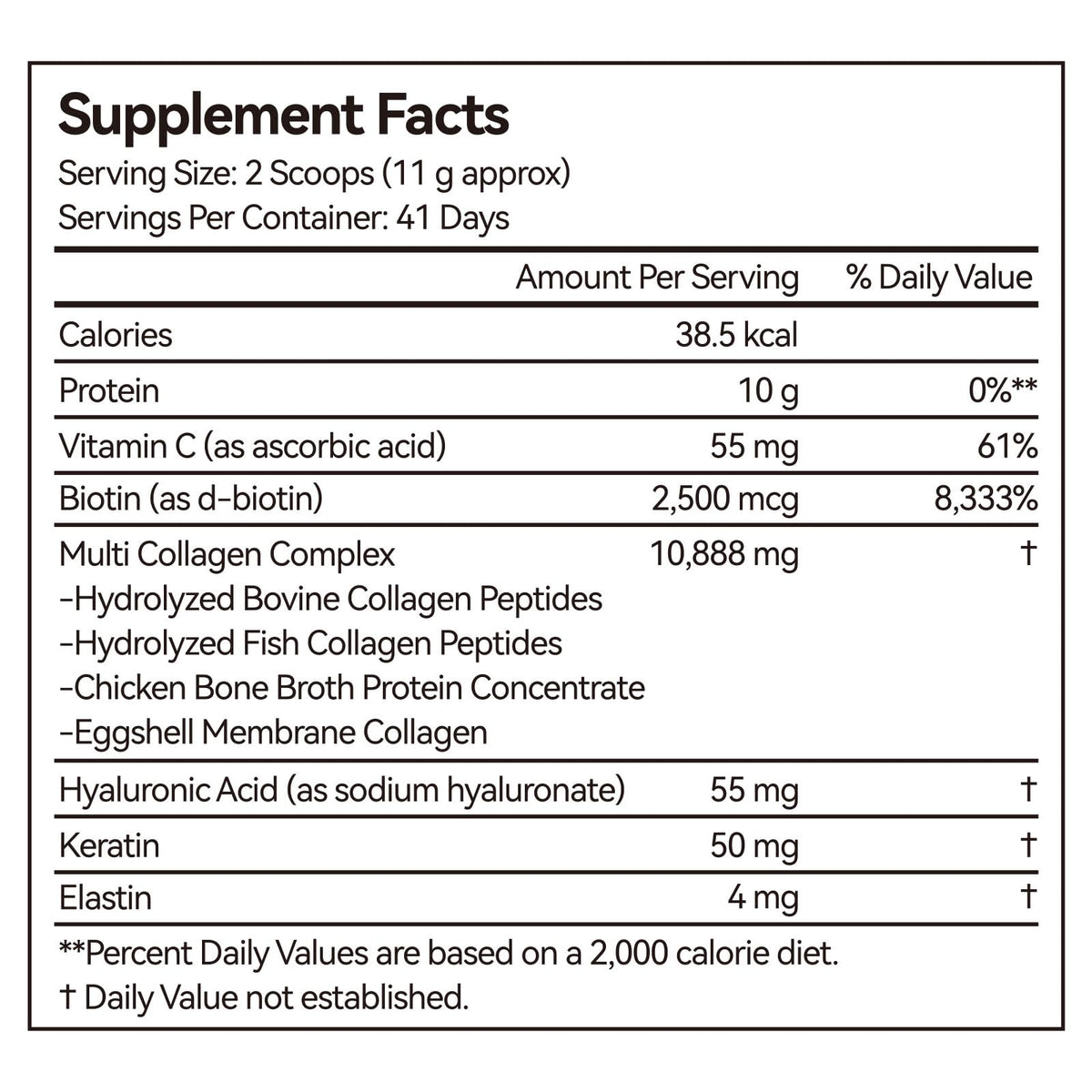 Multi Collagen Peptides Powder Types I II III V X Grass Fed Hydrolyzed L5543