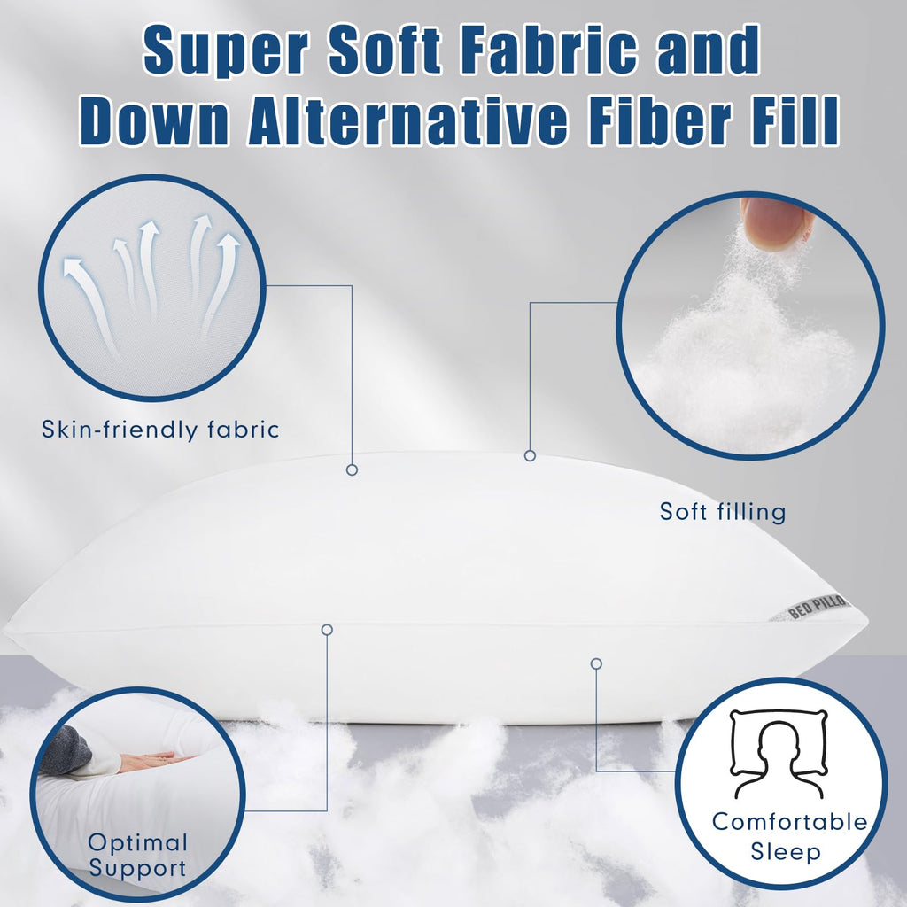 King Size 2 Pack Bed Pillows M685