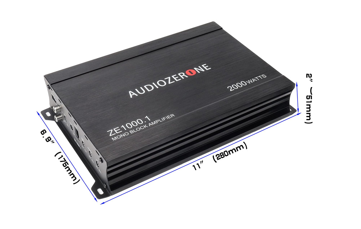 2000W Monoblock Class D Car Audio Amplifier Z5354