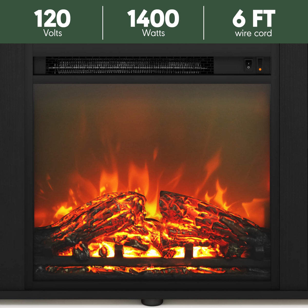 3-Tier Fireplace TV Stand for 70 Inch TV L90074