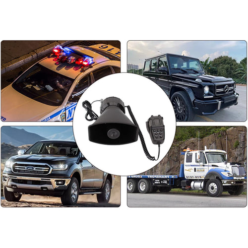 12V 100W 7 Tone Horn Siren PA System N29124