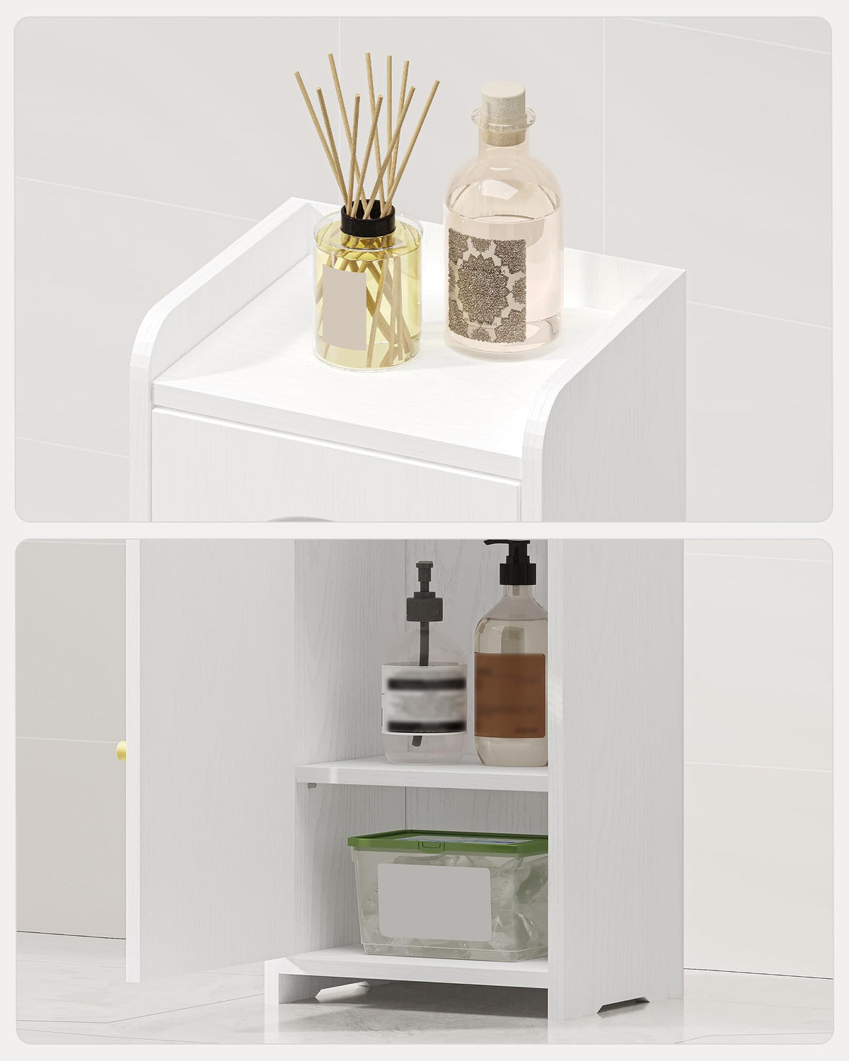Bathroom Storage Cabinet with 2 Doors D669301