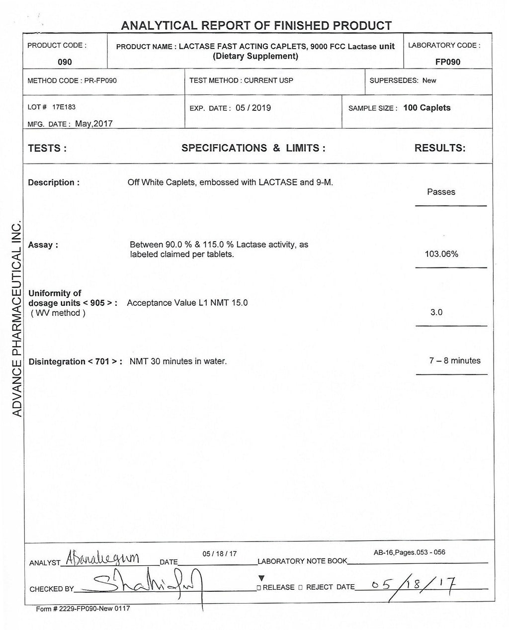 Lactase 360 Caplets P412