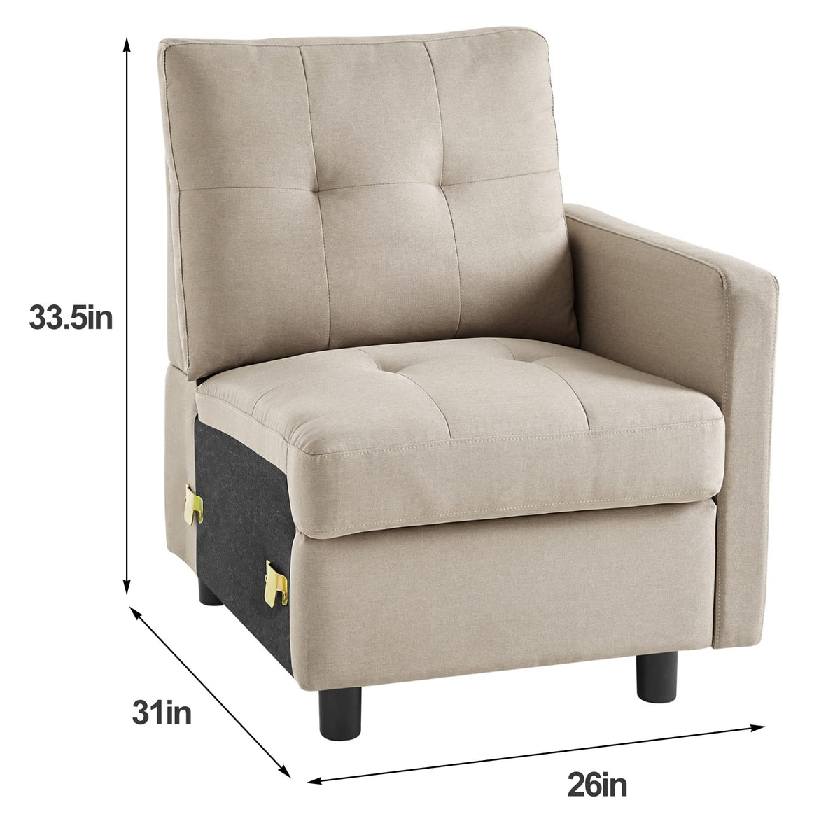 Right Facing Sectional Sofa L96566