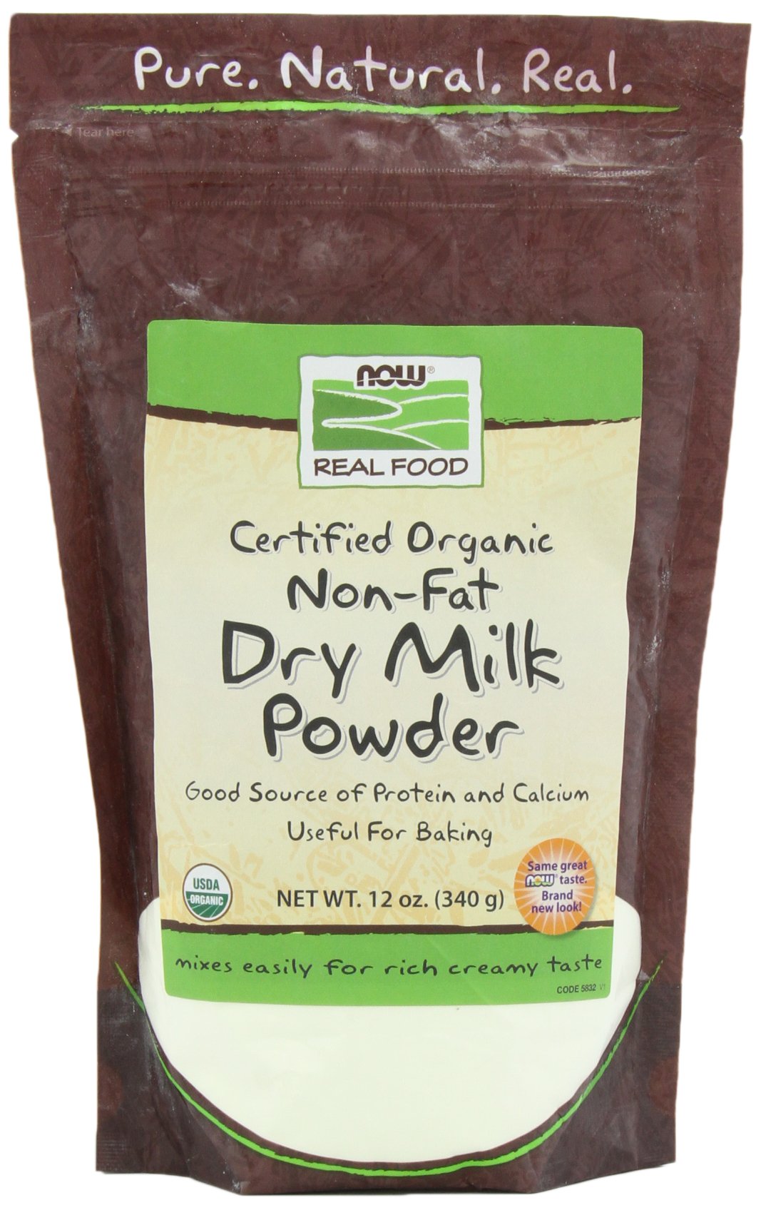Non Fat Dry Milk Powder Organic 12-Ounce Pack of 2 P577270